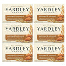 6 Count x Yardley London Oatmeal & Almond Moisturizing Bath Bar Soap, 4.0 oz Each