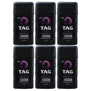 6 Pack x Tag Sport Dominate Deodorant Stick, 2.25oz