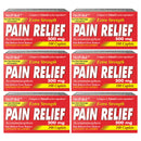 6 Pack x Extra Strength Pain Relief / Fever Reducer (500mg Tablets), 24ct.