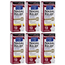 Original Nasal Relief Medicated Pump Mist Spray by Family Care .5oz (Pack of 6)