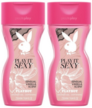 Playboy Play It Sexy Sensual Vanilla Scent Shower Gel, 8.4oz. 250ml (Pack of 2)