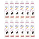 Dove Invisible Zinc Complex 2x Action Deodorant Body Spray, 150ml (Pack of 12)