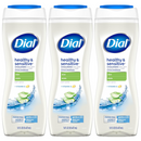 3 Pack x Dial Healthy & Sensitive Aloe + Vit E Hypoallergenic Body Wash 16oz