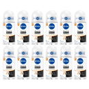 12 Pack x Nivea Black & White Invisible Ultimate Impact 72H Roll-On, 1.7oz