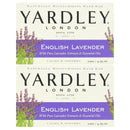 2 Count x Yardley London English Lavender Moisturizing Bath Bar Soap, 4.0 oz Each