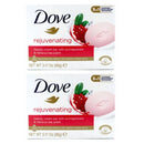 2 Count x Dove Rejuvenating Bar Pomegranate & Hibiscus Tea, 3.17oz