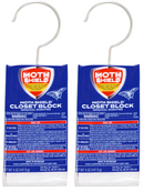 Moth Shield Closet Block Deodorizer - Original Scented, 5oz. (Pack of 2)