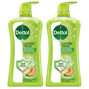 2 Pack x Dettol Honeydew Melon & Cucumber Antibacterial Bodywash, 33.5oz