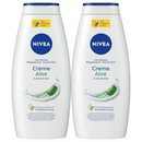 2 Pack x Nivea Creme Aloe & Natural Aloe Body Wash, 22oz. (650ml)