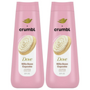 2 Pack x Dove x Crumbl Nilla Bean Cupcake Nourishing Body Wash LIMITED!, 20oz
