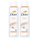 2 Count x Dove Fruity Fresh 48H Anti-Perspirant Deodorant Spray, 5oz. (150ml)