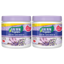 2 Pack x Lavender & Linen Solid Gel Odor Absorber Eliminator Freshener, 10oz