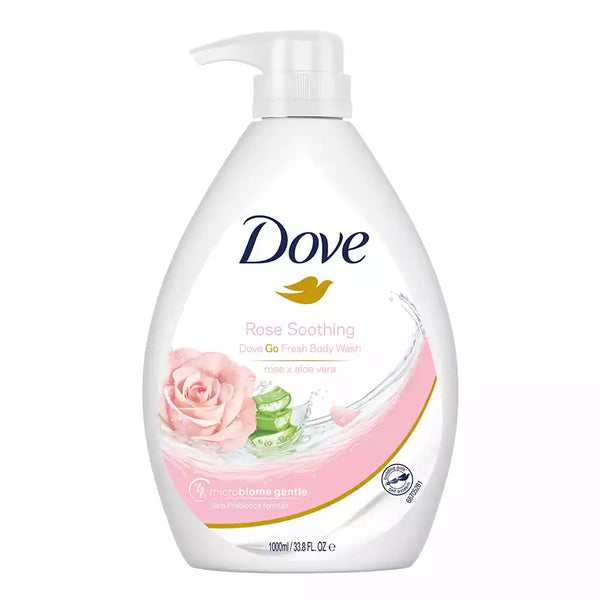 Dove Rose Soothing w/ Rose x Aloe Vera Body Wash, 33.8 fl oz.