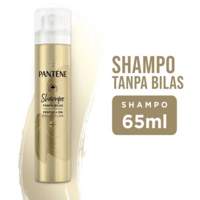 Pantene Pro-V Shampo Tanpa Bilas Perfec+ On (Dry Shampoo), 65ml (Pack of 3)