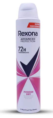 Rexona Advanced Protection Powder Dry 72H Deodorant Spray, 6.7 oz.