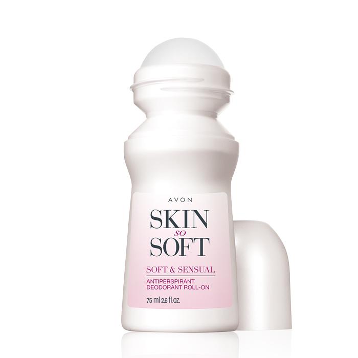 Avon Skin So Soft Roll-On Antiperspirant Deodorant, 75 ml 2.6 fl oz (Pack of 6)