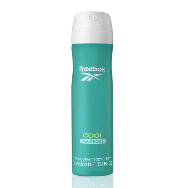 Reebok Cool Your Body Deodorant Body Spray, 5.1 fl oz (150ml)