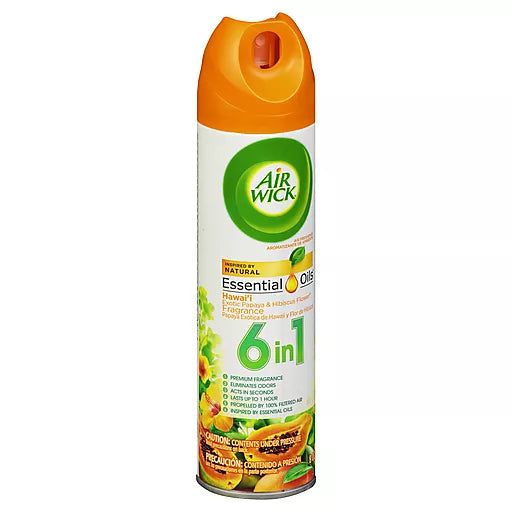 Air Wick 6-In-1 Hawaiian Fragrance Air Freshener, 8 oz