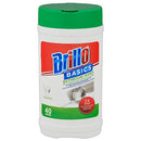 Brillo Basics Bathroom Wipes Multi Surface Bathroom Cleaner 40 Wipe