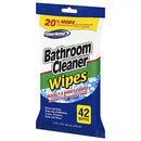 PowerHouse Bathroom Cleaner Wipes, 42 Wipes