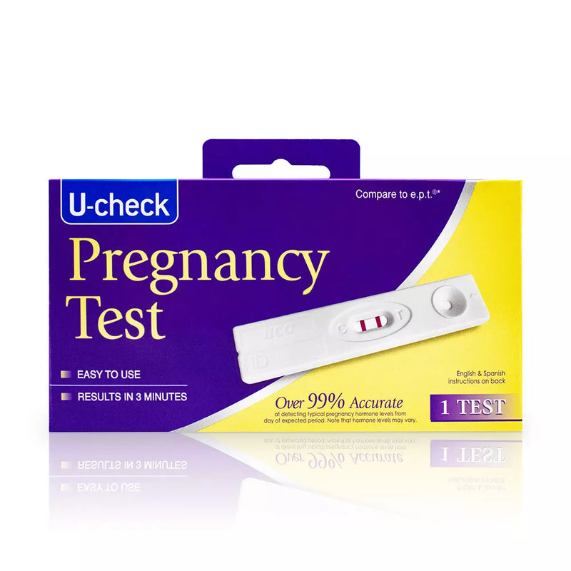 U-Check Pregnancy Test - Easy To Use, 99% Accurate, 1 Test