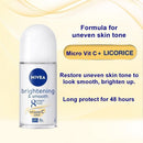 Nivea Brightening & Smooth Vitamin C Deodorant, 1.7oz (Pack of 2)