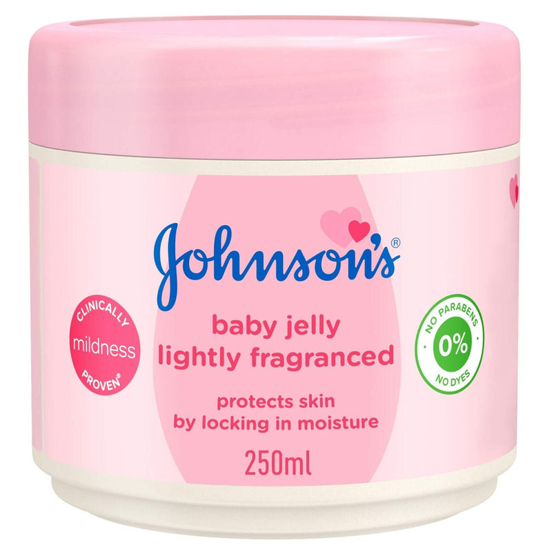 Johnson's Baby Jelly - Lightly Fragranced, 250ml (Pack of 12)
