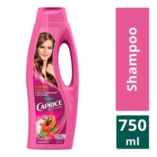 Caprice Shampoo Control Caida (Extracto de Mamey + Arginina), 750ml (Pack of 2)