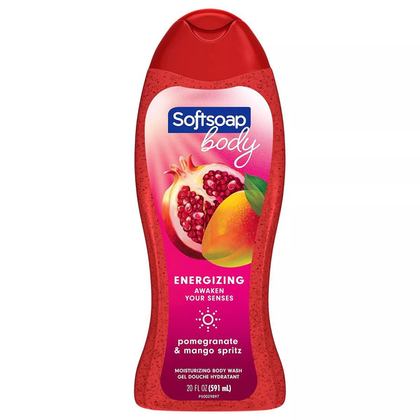 Softsoap Energizing Pomegranate & Mango Spritz Scent Body Wash 20oz