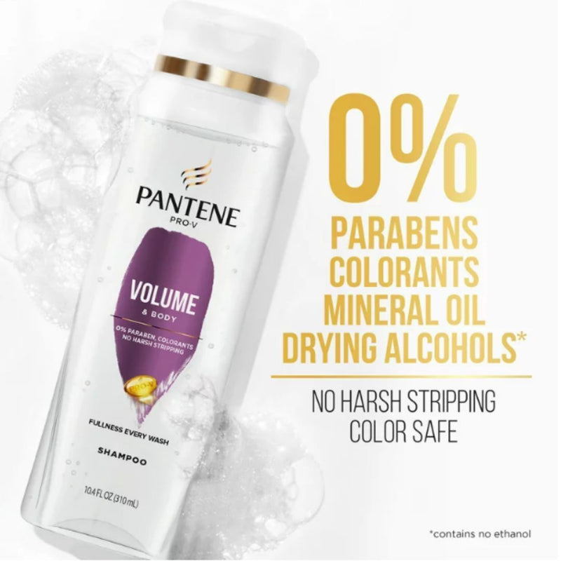 Pantene Active Pro-V Volume & Body Shampoo, 400ml (Pack of 3)