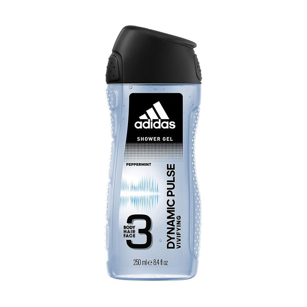 Adidas 3-in-1 Dynamic Pulse Vivifying Peppermint Shower Gel, 8.4oz