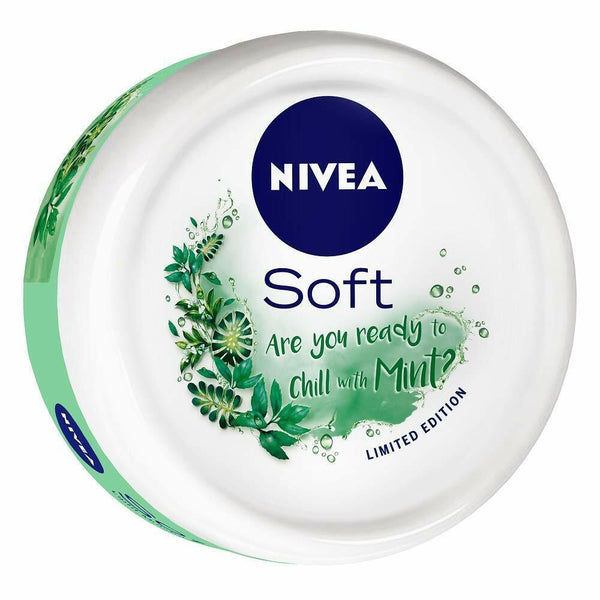 Nivea Soft Chilled Mint w/ Jojoba Oil Vitamin E, 200ml