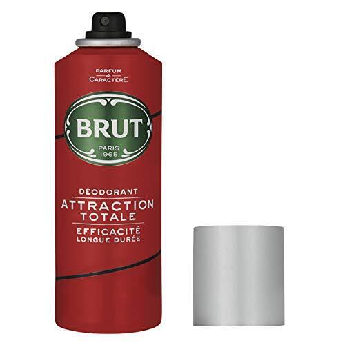 Brut Attraction Totale Deodorant Spray Efficacite Longue Duree 200ml (Pack of 2)