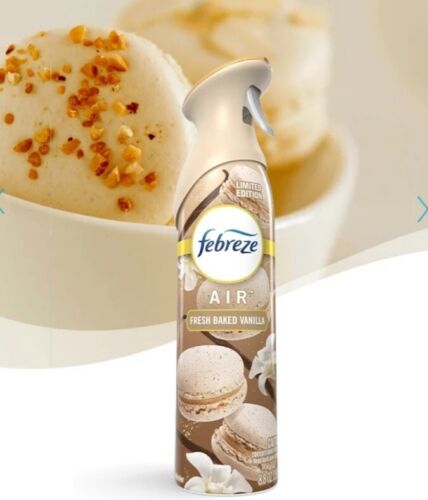 Febreze Air Fresh - Baked Vanilla Scent - Limited Edition, 300ml (Pack of 6)