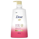 Dove Ultra Care Straight & Silky Shampoo for Frizzy, 23oz (680ml) (Pack of 2)