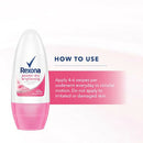 Rexona Powder Dry Brightening Roll-On Deodorant, 50ml