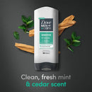 Dove Men Sensitive Skin Friendly pH Body Face & Hair Wash, 13.52oz