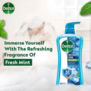 Dettol Mint & Sea Minerals 99.9% Antibacterial Bodywash, 33.5oz