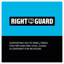 Right Guard 48 Hour Cool Anti-Perspirant Spray, 8.45oz (Pack of 12)