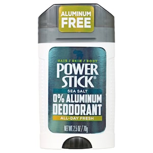 Power Stick Sea Salt 0% Aluminum All Day Fresh Deodorant, 2.5oz.