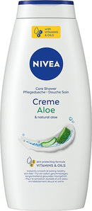 Nivea Creme Aloe & Natural Aloe Body Wash, 22oz. (650ml)