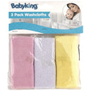 3 Pack Baby Washcloths