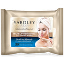 Yardley London Dead Sea Minerals Makeup Remover, 30 Count