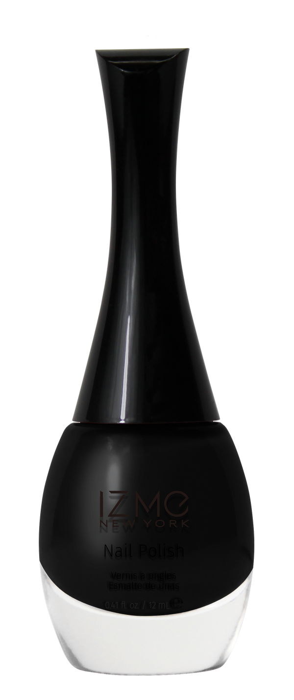 IZME New York Nail Polish – Real Black – 0.41 fl. Oz / 12 ml