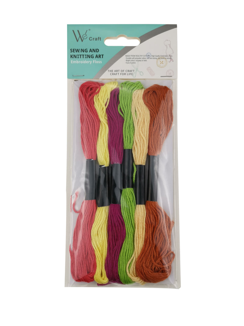 Sewing Embroidery Floss, 6-ct