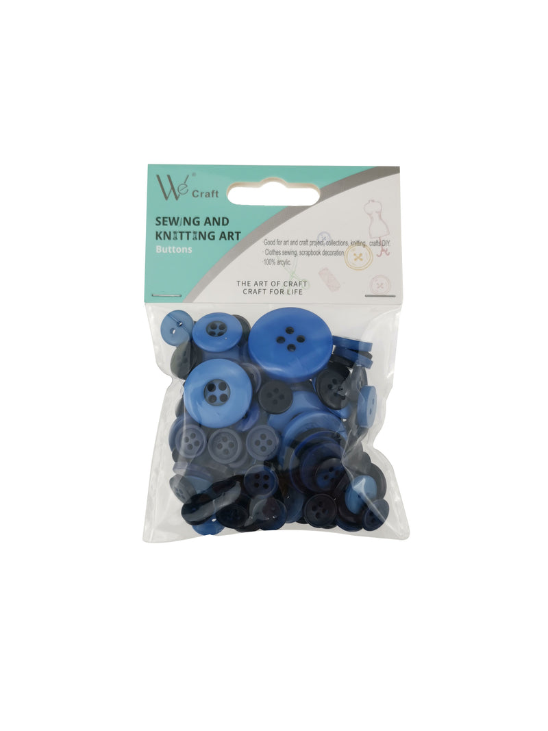 Sewing Buttons Blue