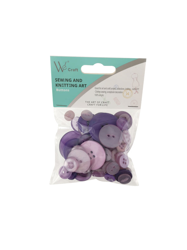 Sewing Buttons Purple