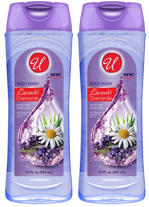 Lavender Chamomile Body Wash, 12 fl oz. (Pack of 2)
