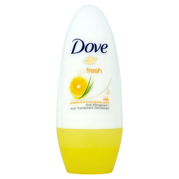 Dove Go Fresh Grapefruit & Lemongrass Antiperspirant Roll On, 50ml