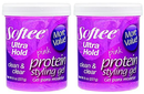Softee Ultra Hold Pink Protein Styling Gel, 8 oz. (Pack of 2)